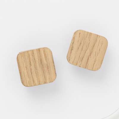 Magnet Superstærk Naga egefiner 2,5x2,5cm træ 2stk/pk