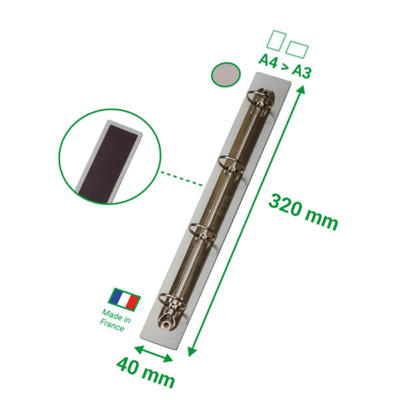 Ringmekanisme Tarifold 4 rings magnetisk