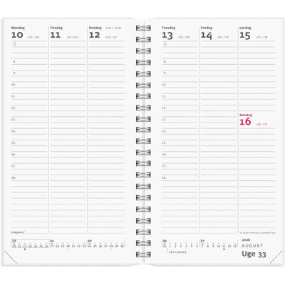Week Planner højformat m/4 illu. 2026