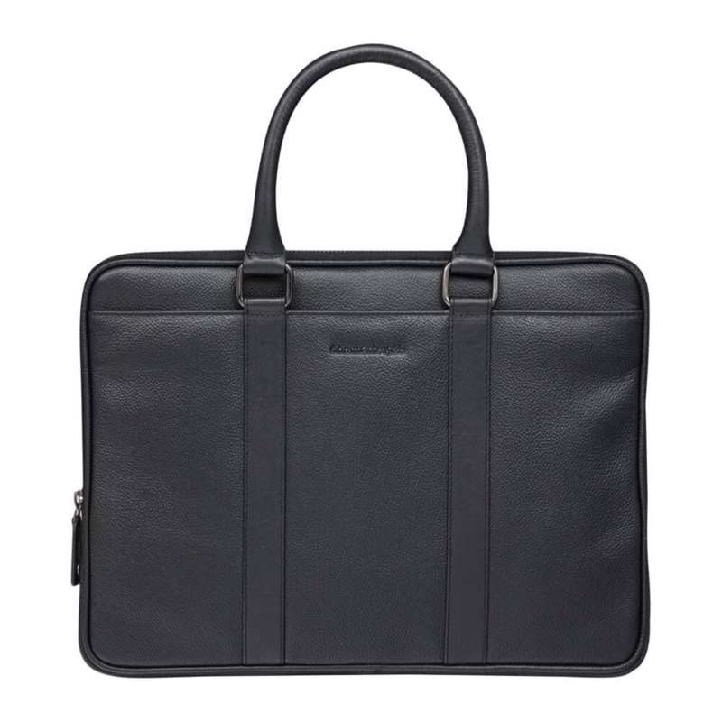 Computertaske Viborg 15" skind sort