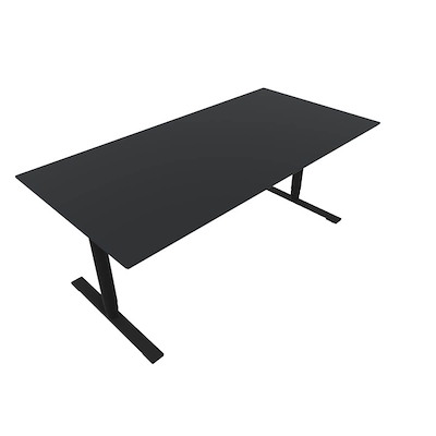 Hæve/sænke bord Dencon 0595/12214 1800x900 sort/antracit lam