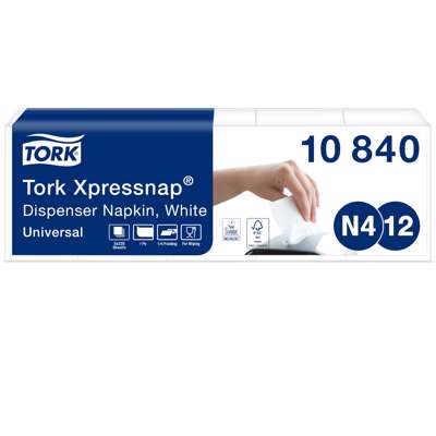 Serviet Tork Universal Interfo 1-lags 4-fold N4 10840