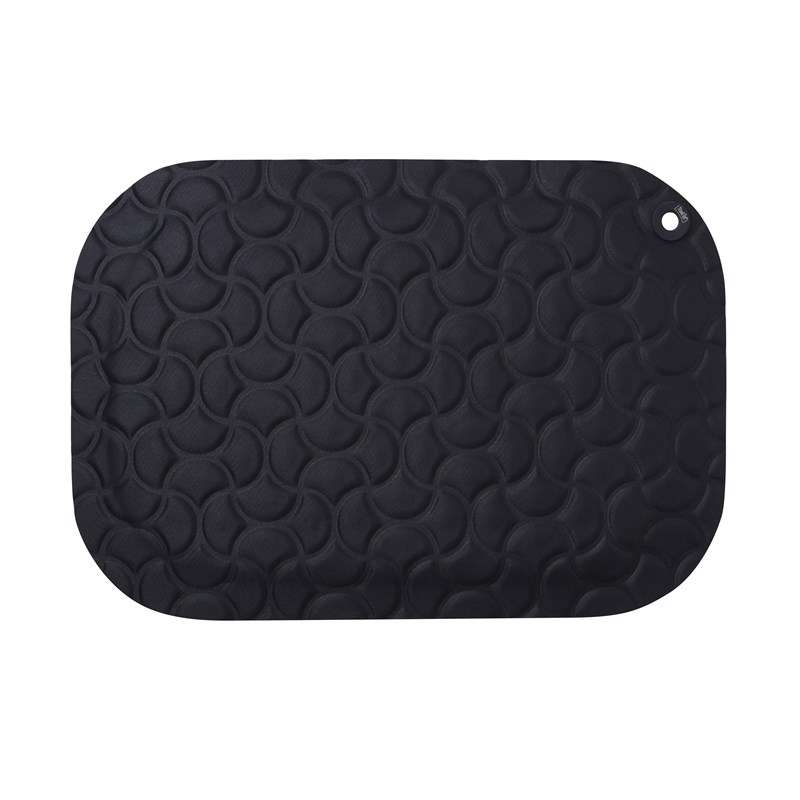 Aflastningsmåtte StandUp Air sort 770x530x19mm