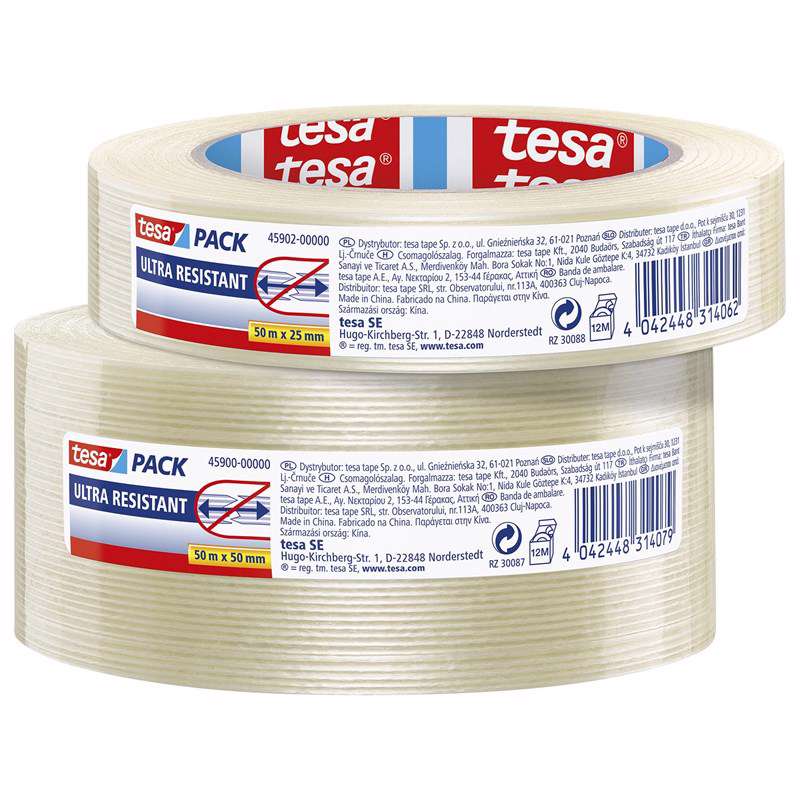 Tape Tesa filament 25mmx50m semitransparent