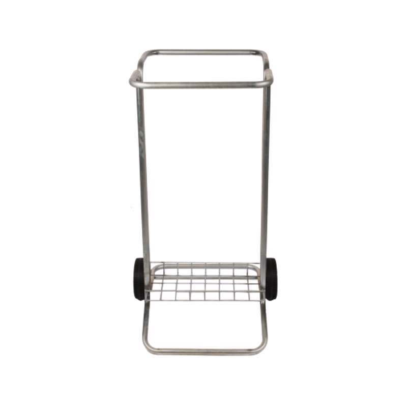 Affaldsstativ m/hjul til sække 70x100 cm