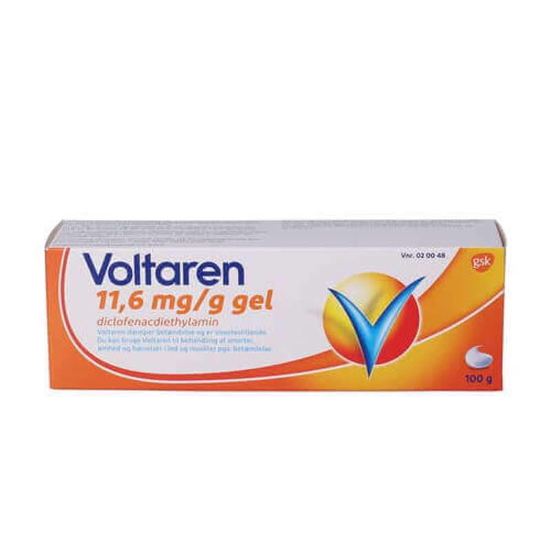 Håndkøbsmedicin Voltaren tube 11,6mg/g /100g