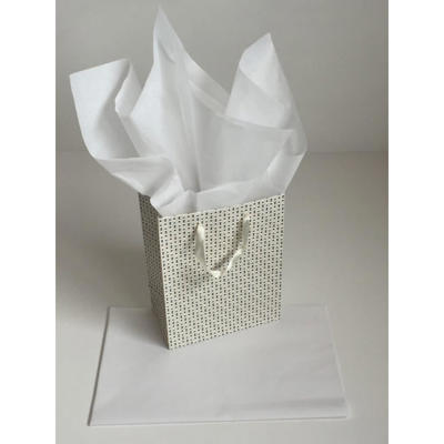 Silkepapir 48x36cm 17g hvid pk./480