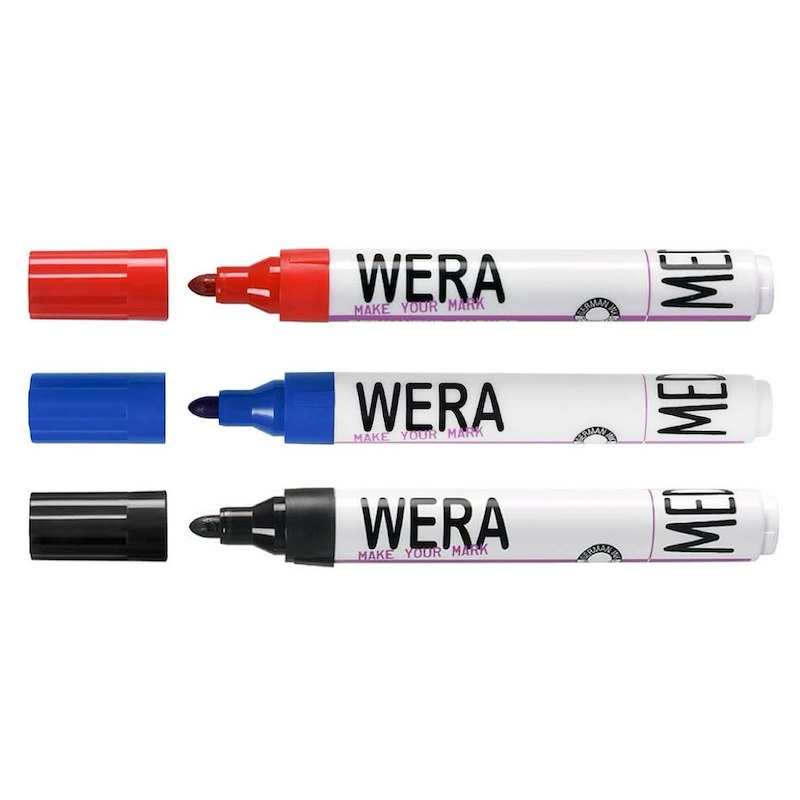 Marker BNT Wera permanent rund spids 1-3 mm