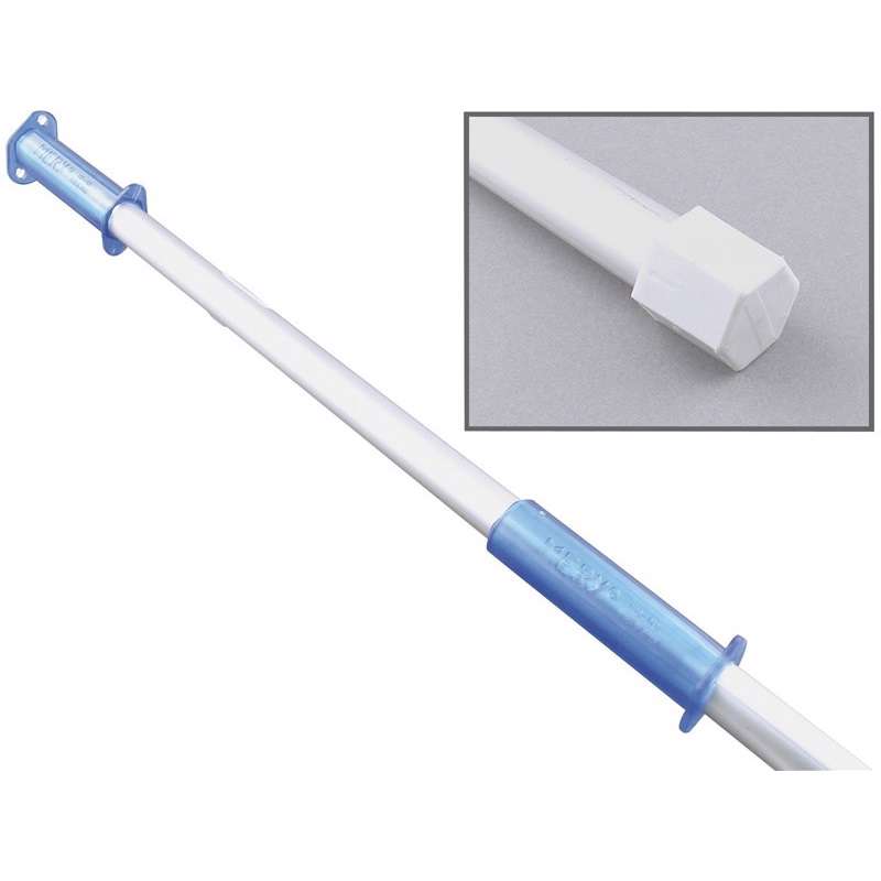 Skaft 140 cm t/minimop m/seks- kantet gevind alu