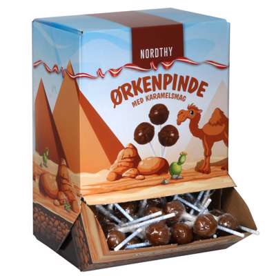 Slikkepinde Ørkenpinde Nordthy karamel 85 stk.