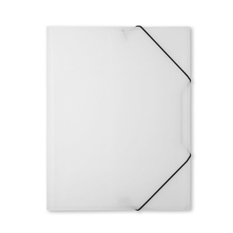 Plastmappe BNT m/3 klapper klar Dokusmart