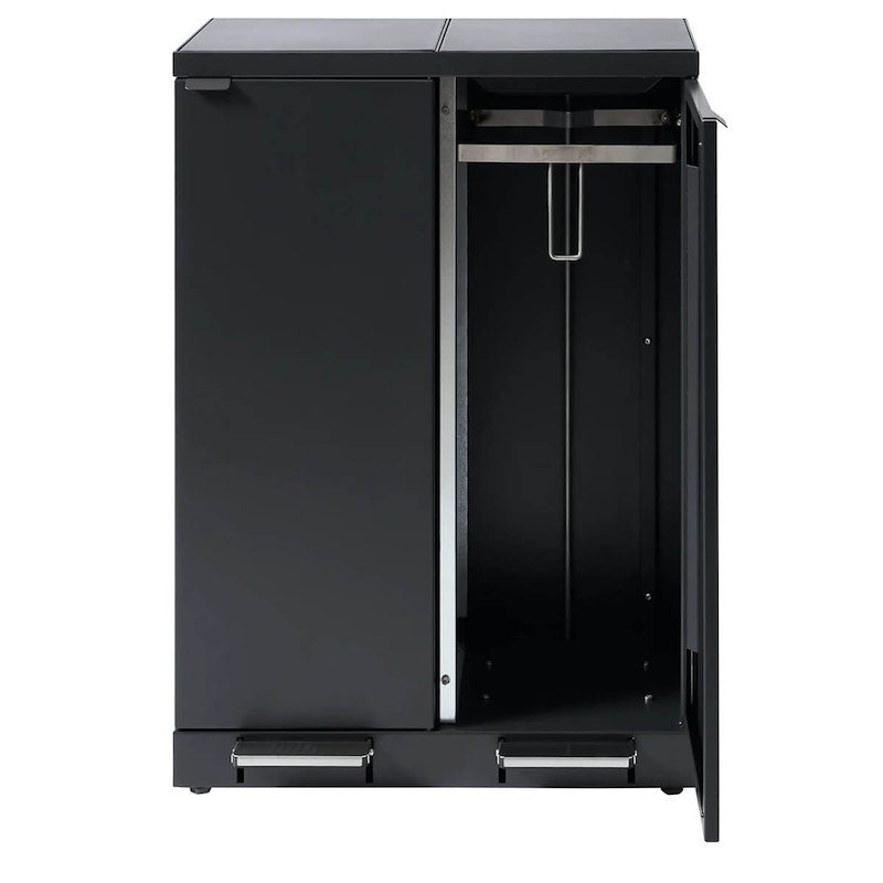 Affaldssystem affaldssortering Bica 975 2x65L, m. fodp. ant