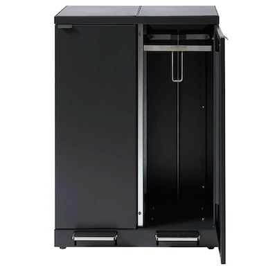 Affaldssystem affaldssortering Bica 975 2x65L, m. fodp. ant