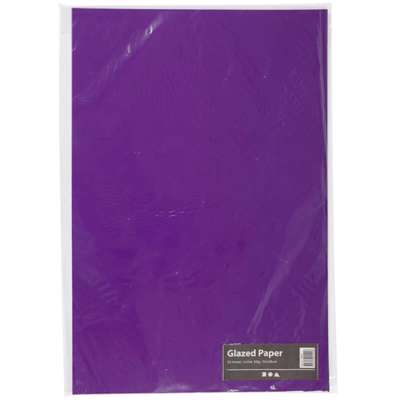 Glanspapir Creas 32x48 80g violet /25 ark