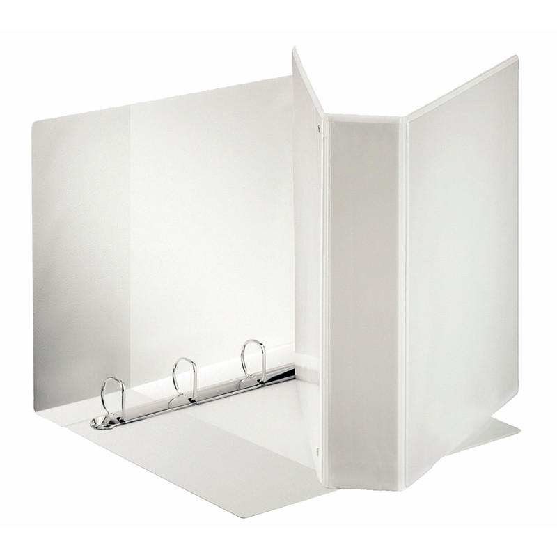 Hobbymappe Esselte A4 Maxi m/lomme 85/60 mm 4DR hvid 55299