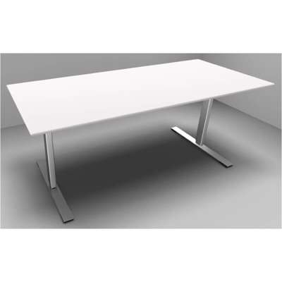 Hæve/sænke bord Dencon 03502/0395 180x80 hvid/alu