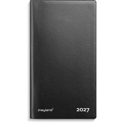 Index Planner månedskalender 2027 Mayland sort vinyl