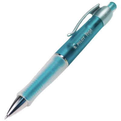 Kuglepen Pilot Vega grøn 0,27mm skrift blå BP-415VM-GT