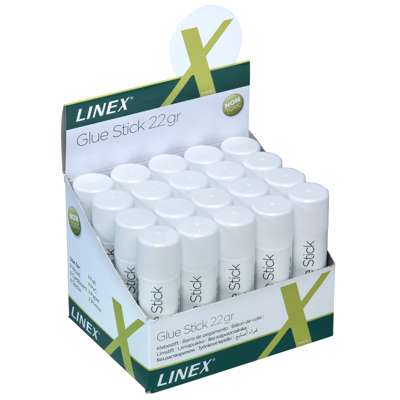 Limstift Linex 22 g t/papir og foto m.v.