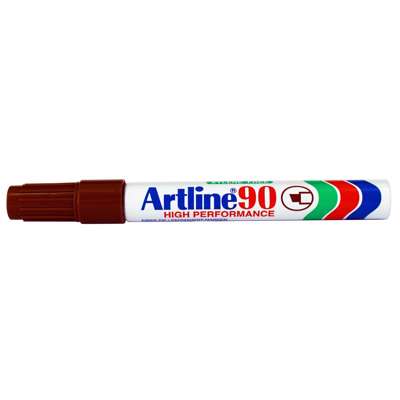 Marker Artline 90 permanent brun 2-5mm