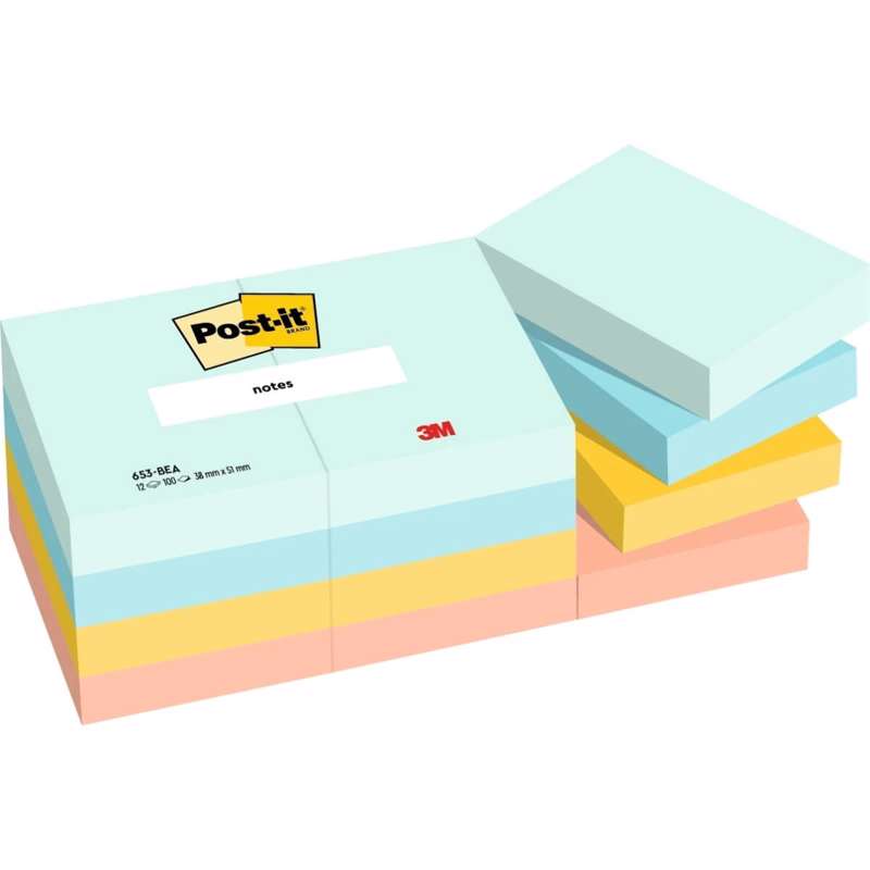 Post-it 653 notes 38x51mm Beachside Color