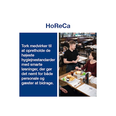 Aftørringsklude Tork Industri W8 i ark 1-lags hvid 450150