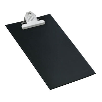 Clipboard 36x22cm sort Bantex m/jumbo clip til ophæng