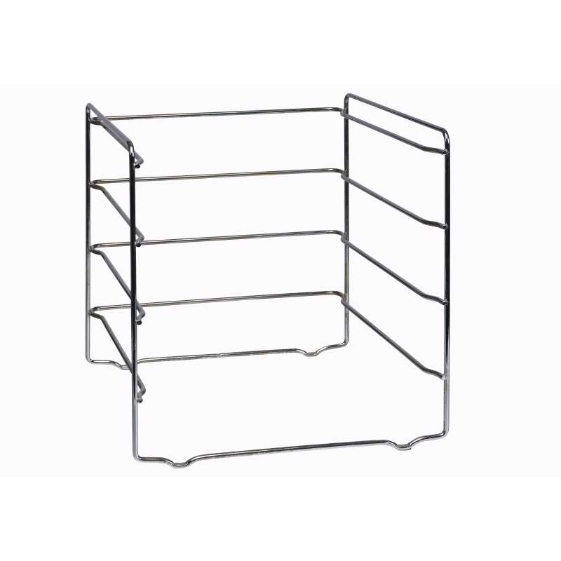 Brevbakkestativ Vision A4, krom t/4 bakker