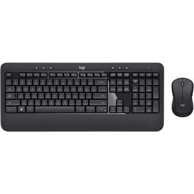 Tastatur + mus Logitech MK540 Wireless Desktop sort Nordisk