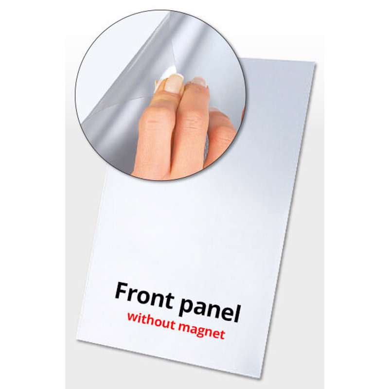 Frontplade t/gadeskilt antirefleks 70x100 cm t/4702