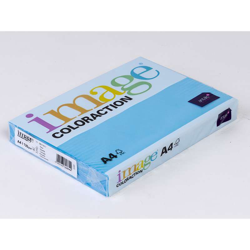 Kopipapir Image Coloraction A4 120g turkisblå AB48 250ark/pk
