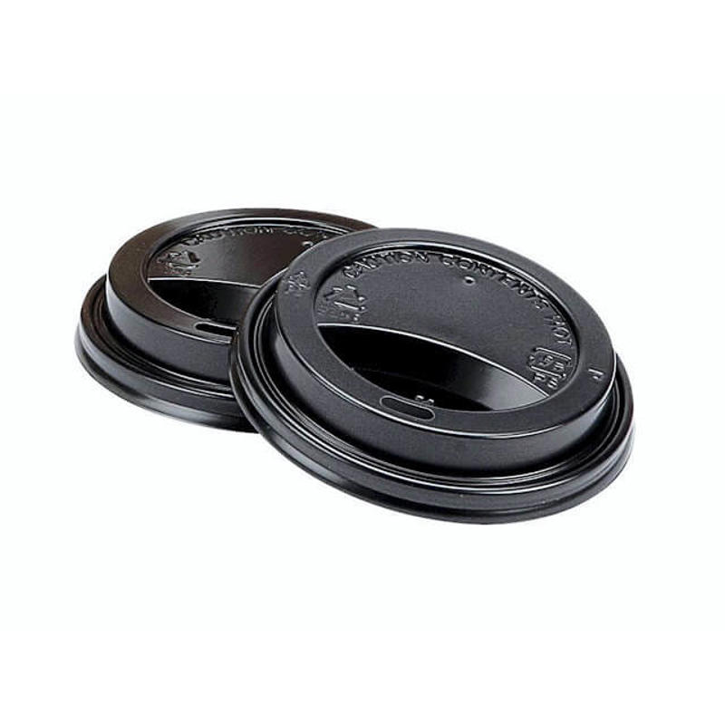 Låg højt t/ 8oz 25cl bæger sort 1000stk