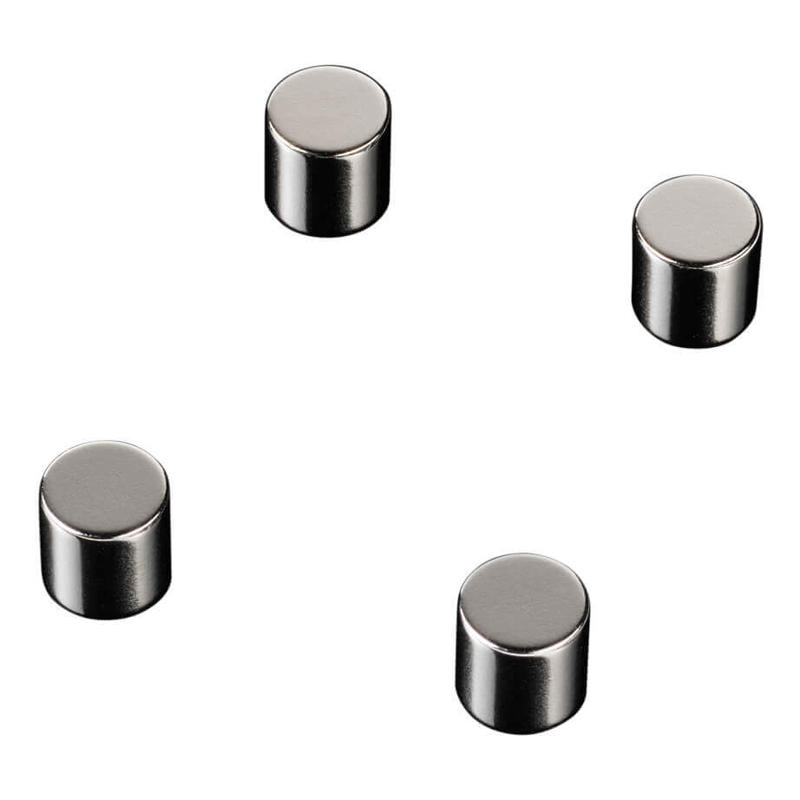 Magneter Naga cylinder stål Ø10x10mm 4stk/pak