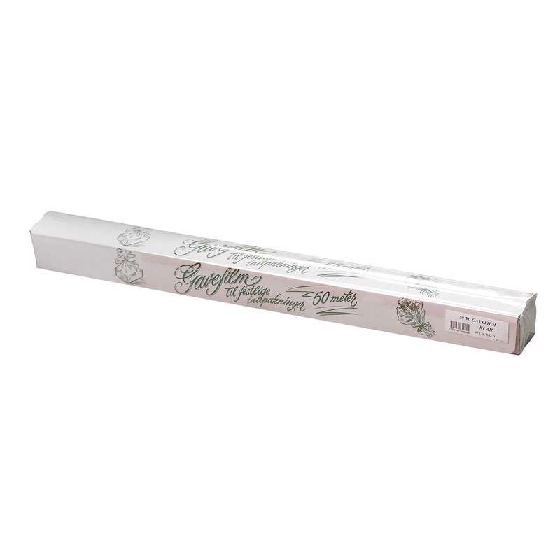 Cellofan i afrivningsæske klar 60cmx50m