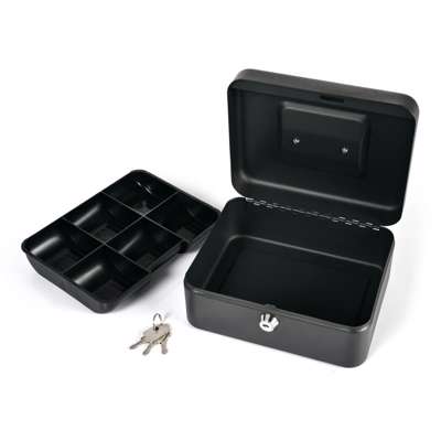 Pengekasse b.n.t. sort 90x180x250mm