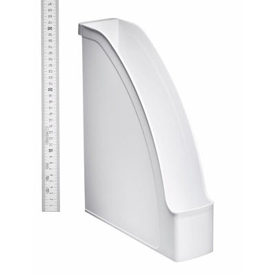 Tidsskriftsamler Leitz Plus A4 bredde 70mm hvid