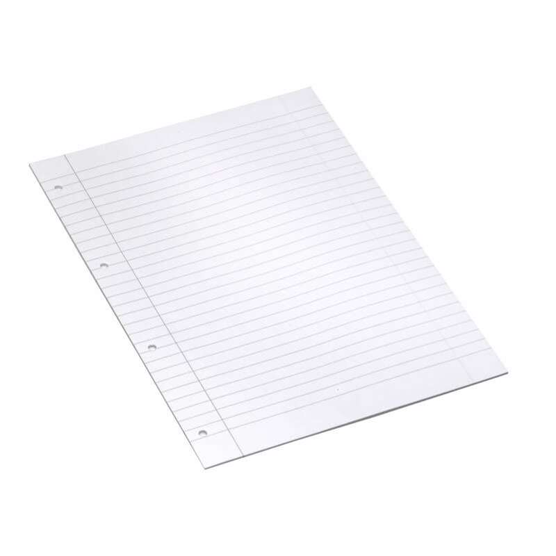 Arbejdsblade A4 lin. løse ark m/4 hul 80g /500