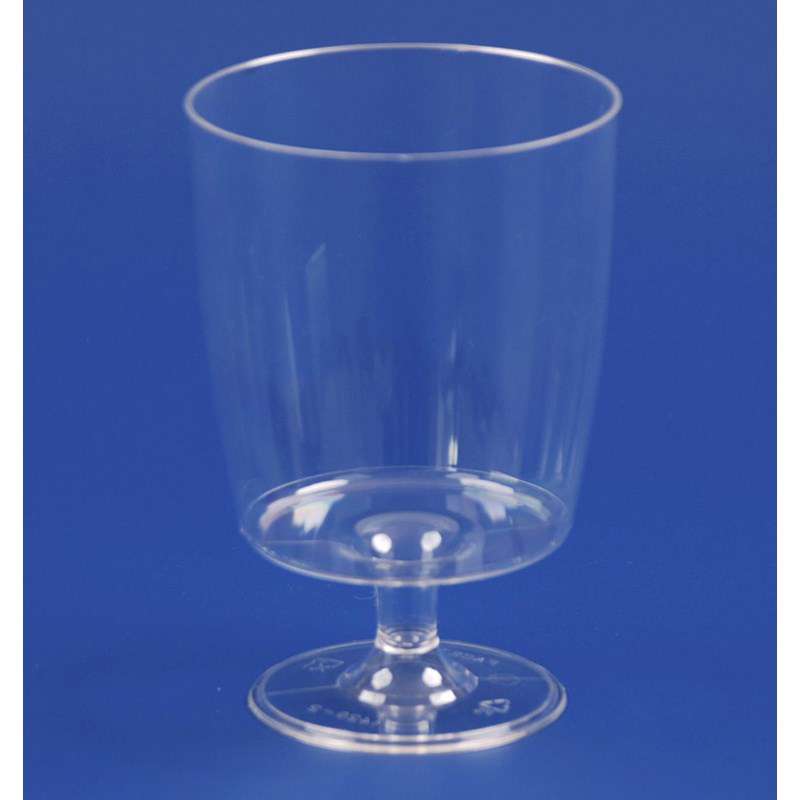 Plastikglas rødvin 20cl m/fod 1420 10stk/ps