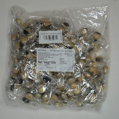Bolcher Kiss  Citron/lakrids 1 kg