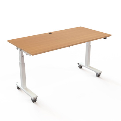 Hæve-sænkebord Flip Top ConSet 160x80 bøg/hvid
