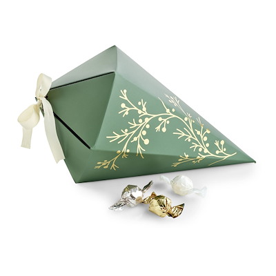 Julegave 2025 Kræmmerhus m/sløjfe Chokoladekugler 1000g