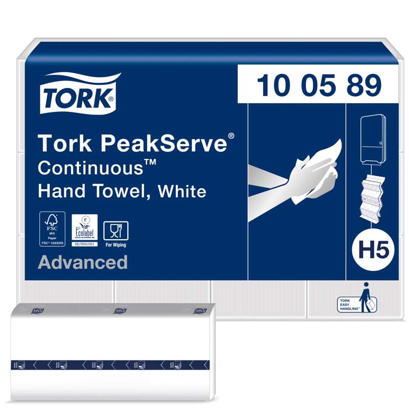 Papirhåndklæder Tork H5 PeakServe 100589 Advanced 3240 ark