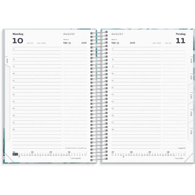 Dagkalender mønstret karton 2026