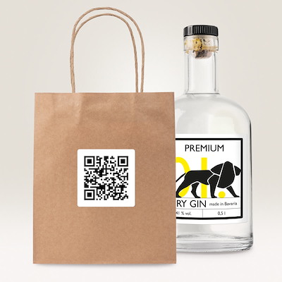 Etiketter Avery QR-kode 35x35mm L7120-25