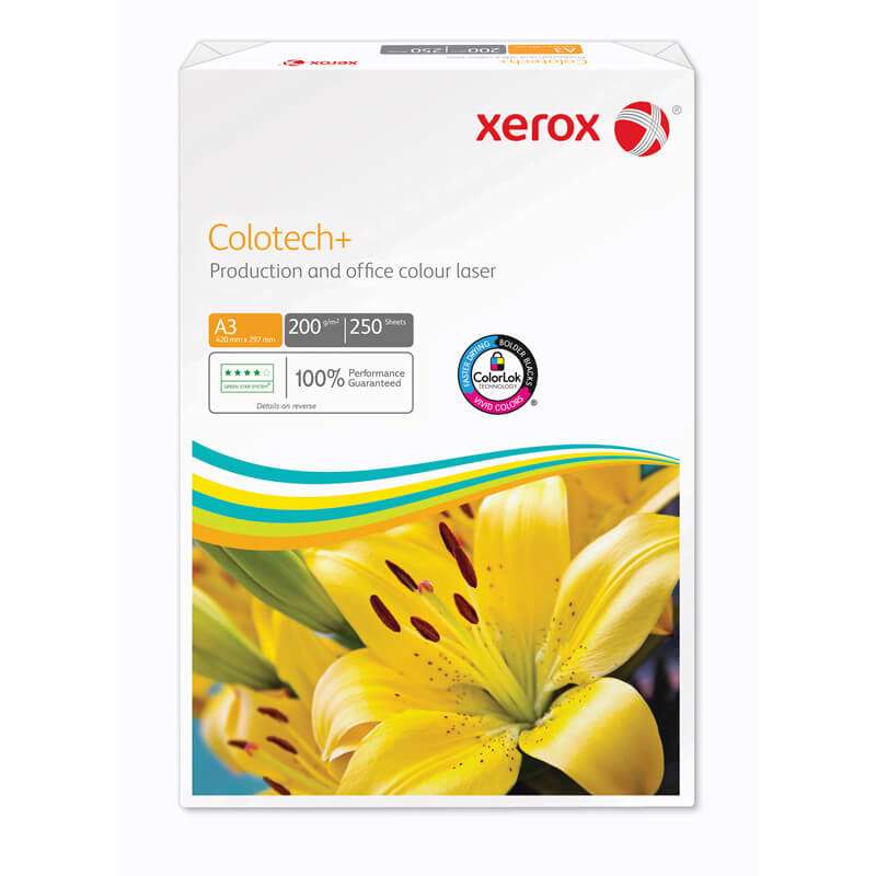 Kopipapir Xerox Colotech+ FSC 200g A3 250ark/pk