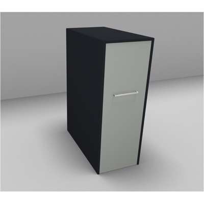 Udtræksskab Dencon Delta45 2369 110x40x80 antracit/lysegrå