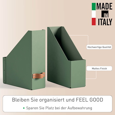 Tidsskriftsamler Leitz Puro A4 sage green /2