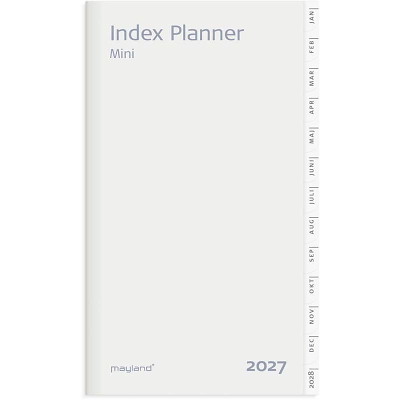 Index Planner mini månedskalender 2027 Mayland REFILL