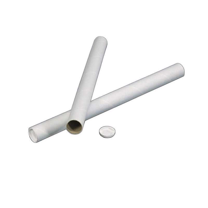 Paprør hvid m/låg HB 50x550x1,5mm pk./29