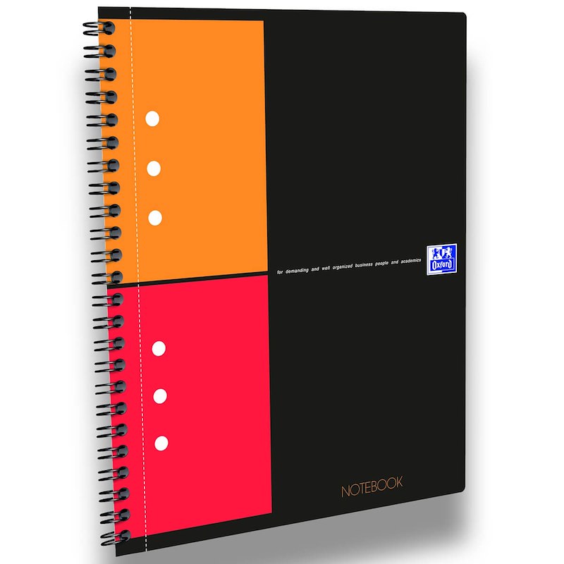 Notesbog Oxford international A5+ kvadreret 80 blade